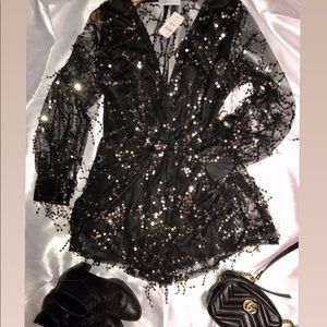 Brand new sparkly Paradiso romper.